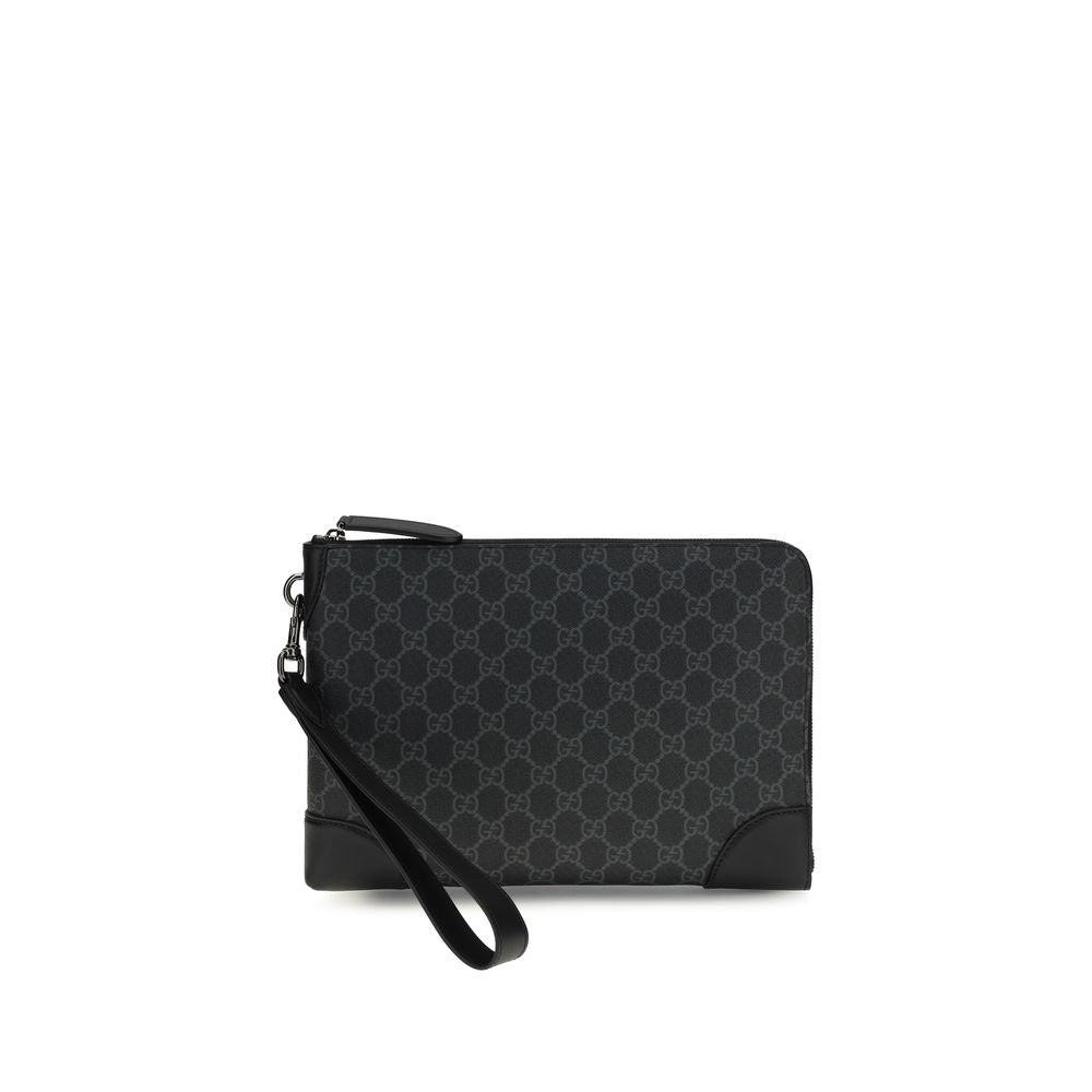 Sac à main Gucci en tissu noir