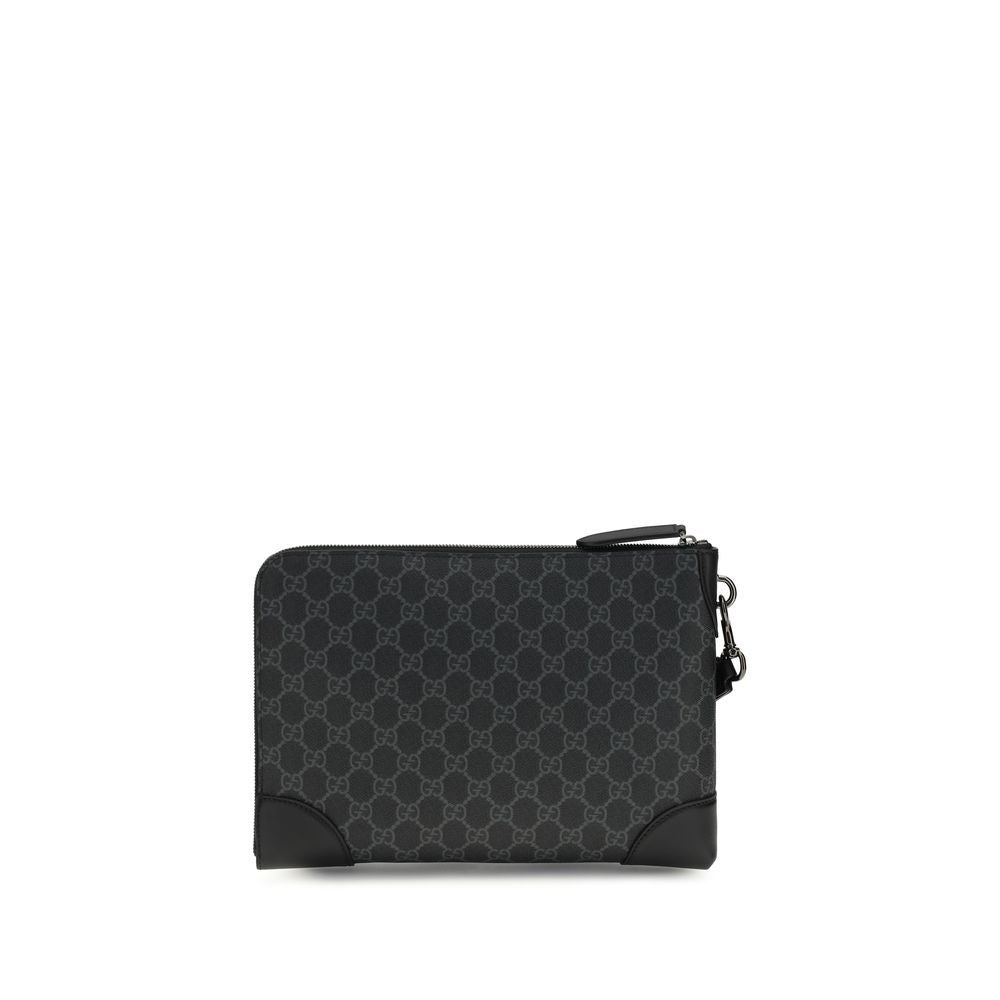 Sac à main Gucci en tissu noir