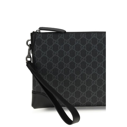 Sac à main Gucci en tissu noir