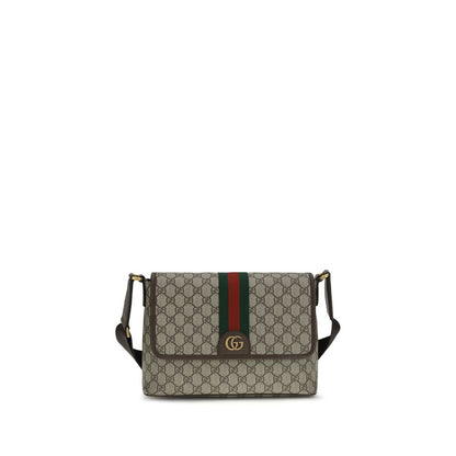 Gucci beige stoffen schoudertas