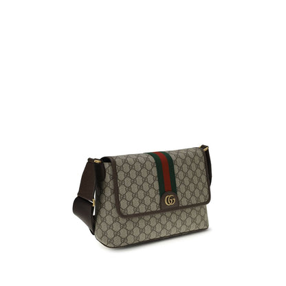 Gucci beige stoffen schoudertas