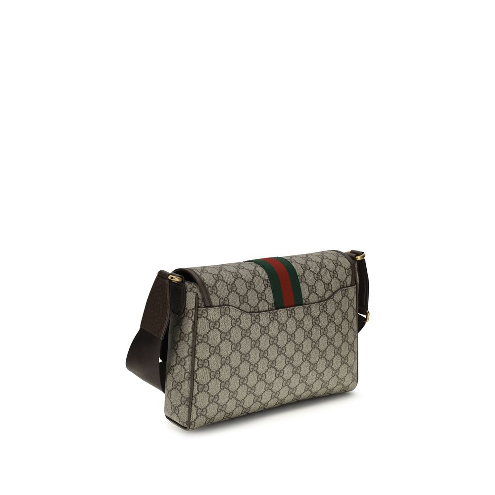 Gucci beige stoffen schoudertas
