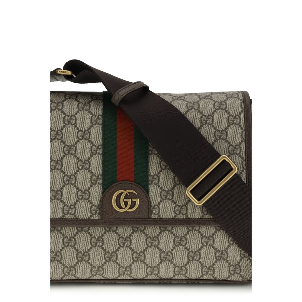 Gucci beige stoffen schoudertas