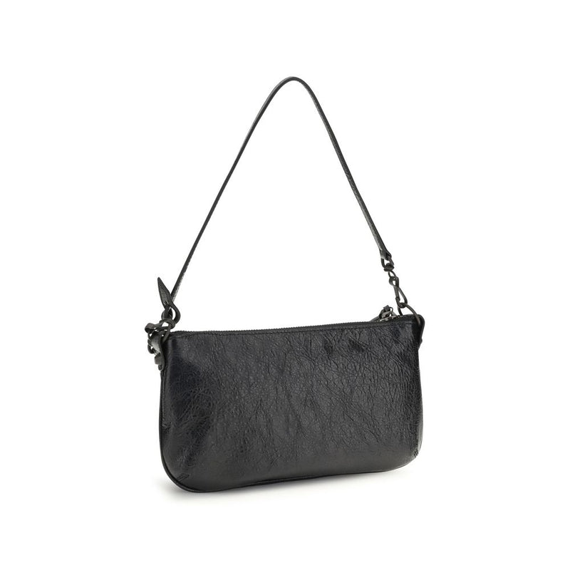 Balenciaga Black Lamb Ovis Aries Shoulder Bag