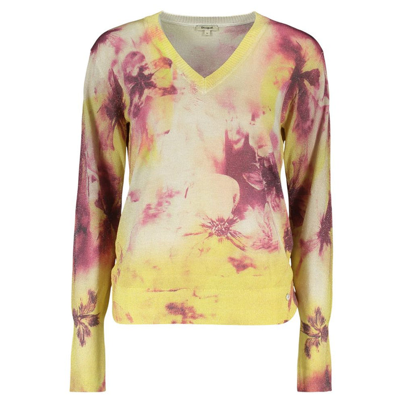 Desigual Giallo Viscosa Femme Pull Bratislava