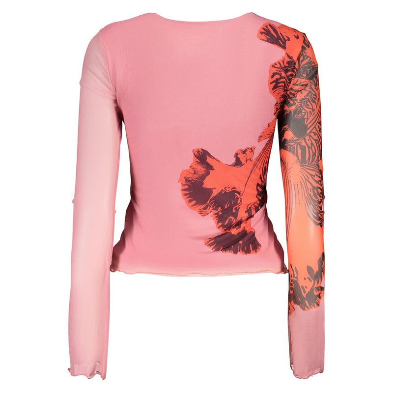 Desigual Rosa Viscosa Women T-Shirt - Tendance et Confort