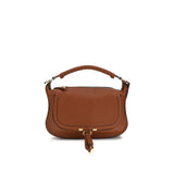 Chloé Marcie Small Brown Calf Leather Shoulder Bag