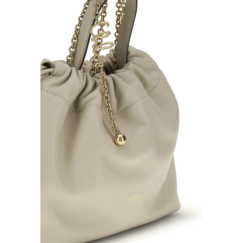 Chloé Beige Lamb Ovis Aries Shoulder Bag