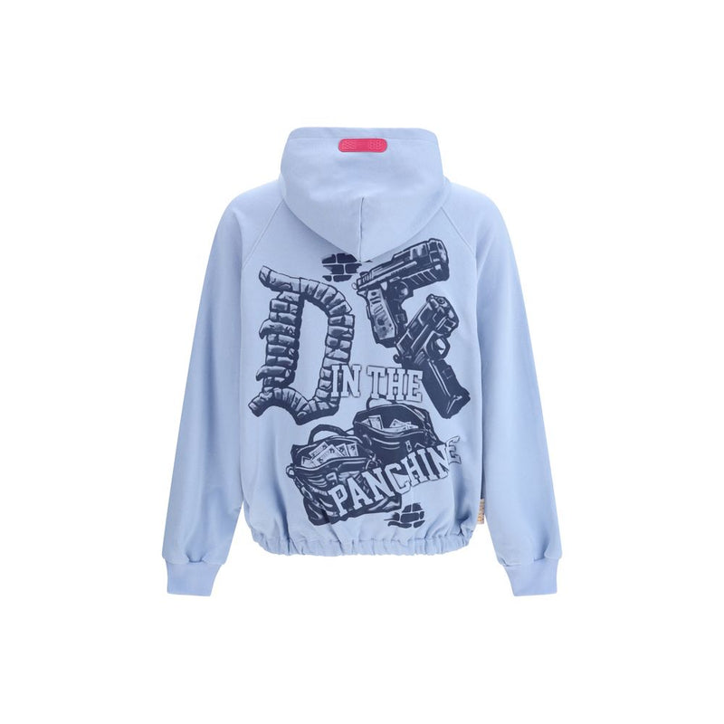 PDF Channel Blauwe Katoenen Sweatshirt