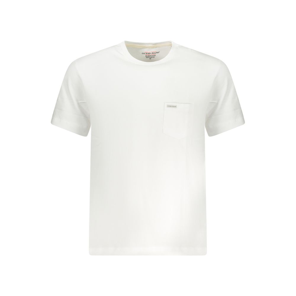 Guess Jeans Bianco Katoenen Heren T-shirt
