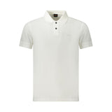 Polo Hugo Boss Bianco en coton pour hommes
