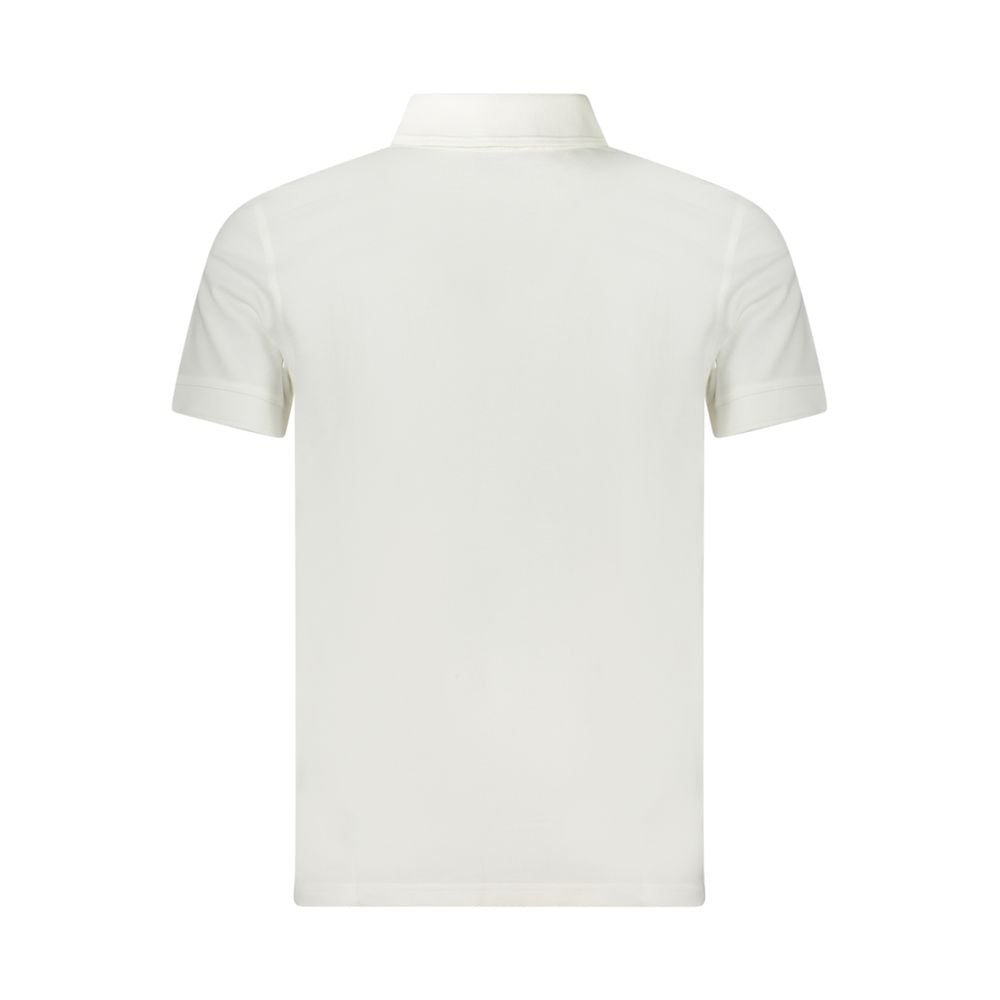 Polo Hugo Boss Bianco en coton pour hommes