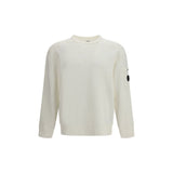 C.P. Company Sweatshirt en Coton Blanc - Modèle Classique