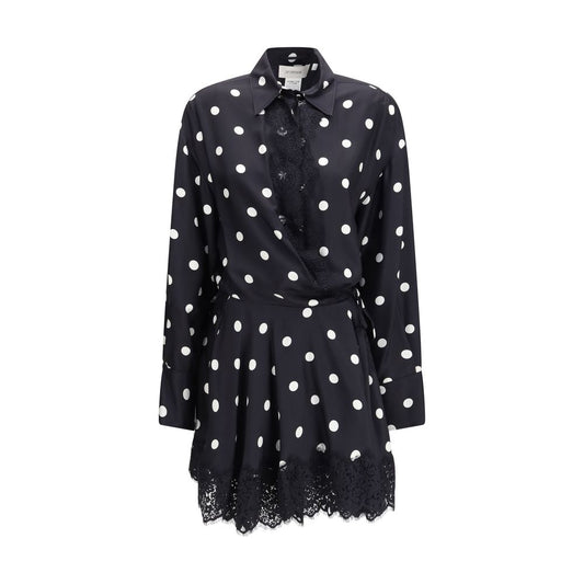 Robe décontractée en soie noire Max Mara