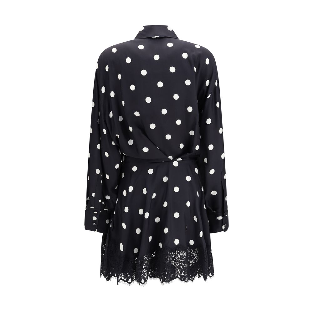 Robe décontractée en soie noire Max Mara