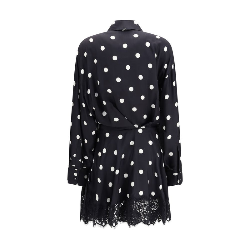 Robe décontractée en soie noire Max Mara
