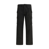 Pantalon cargo Burberry en coton noir