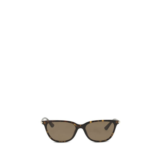 Alexander McQueen Brown Acetate Cat-Eye Sunglasses