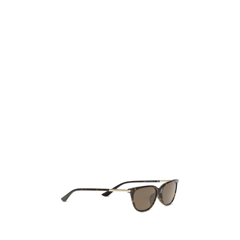 Alexander McQueen Brown Acetate Cat-Eye Sunglasses