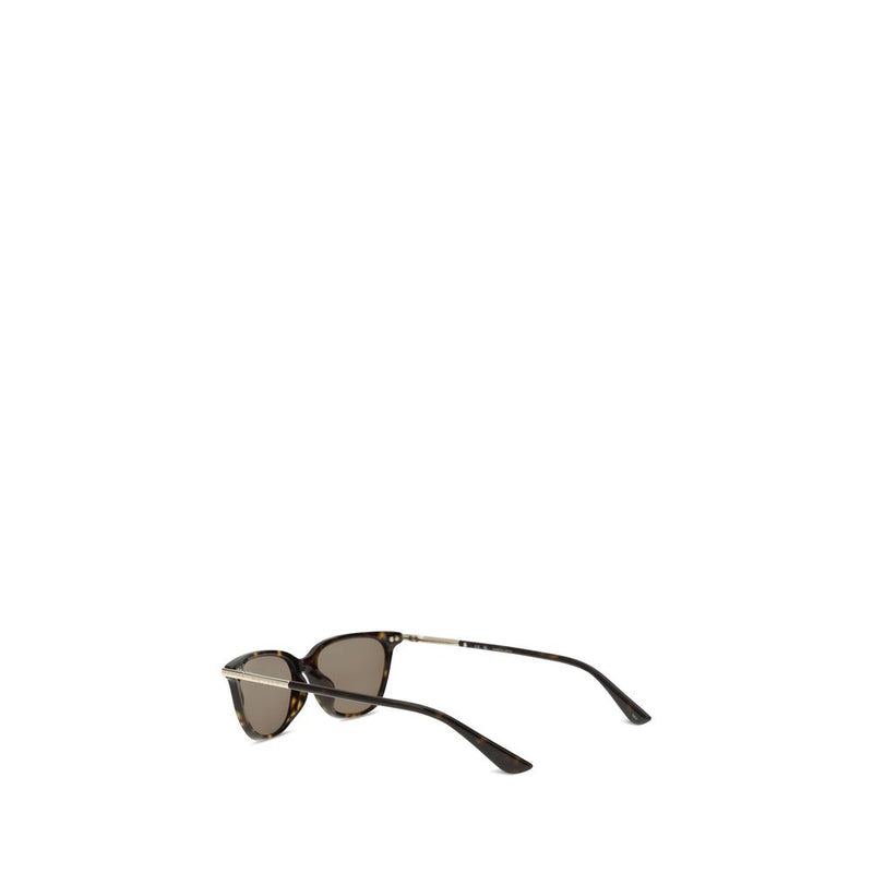 Alexander McQueen Brown Acetate Cat-Eye Sunglasses