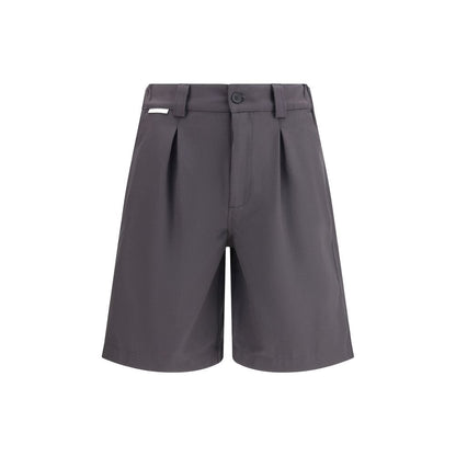GR10K grijze katoenen bermudashort