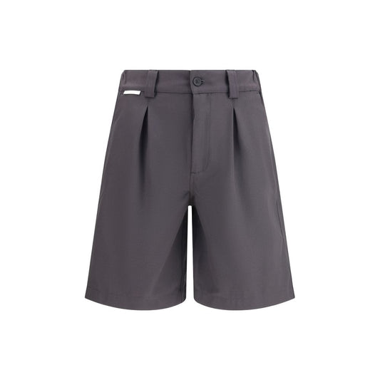 GR10K grijze katoenen bermudashort