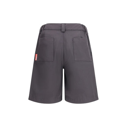 GR10K grijze katoenen bermudashort