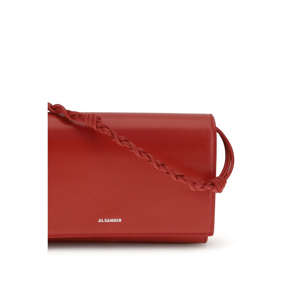 Jil Sander Black Calf Leather Bos Taurus Wallet