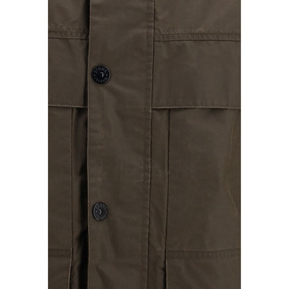 Stone Island Bruine Polyester Regenjas