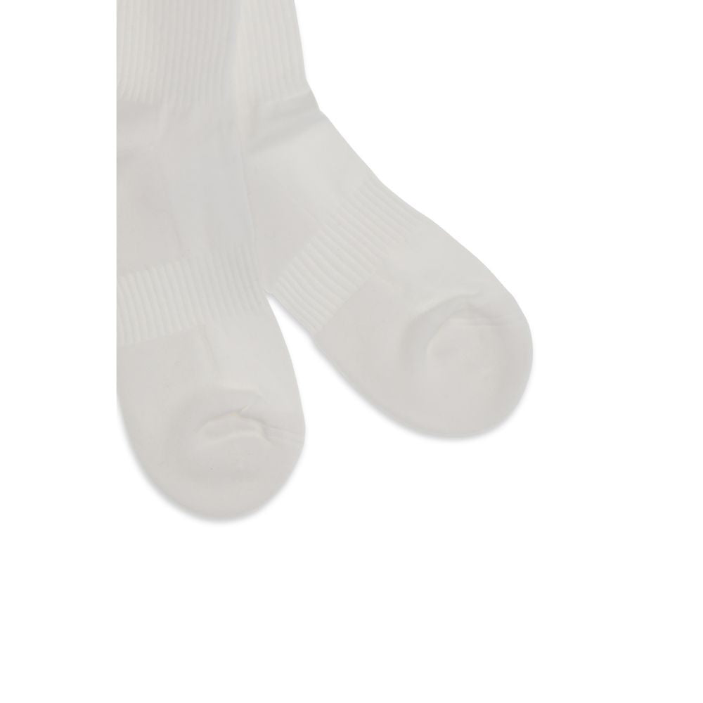 Brunello Cucinelli White Cotton Socks - Elegant Ankle-High Fit