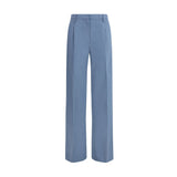 Pantalon Chino en Coton Bleu Prada - Élégance Quotidienne