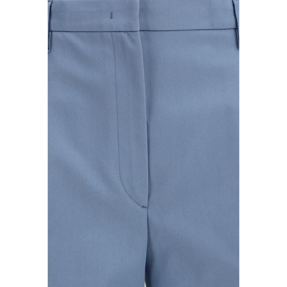 Pantalon Chino en Coton Bleu Prada - Élégance Quotidienne
