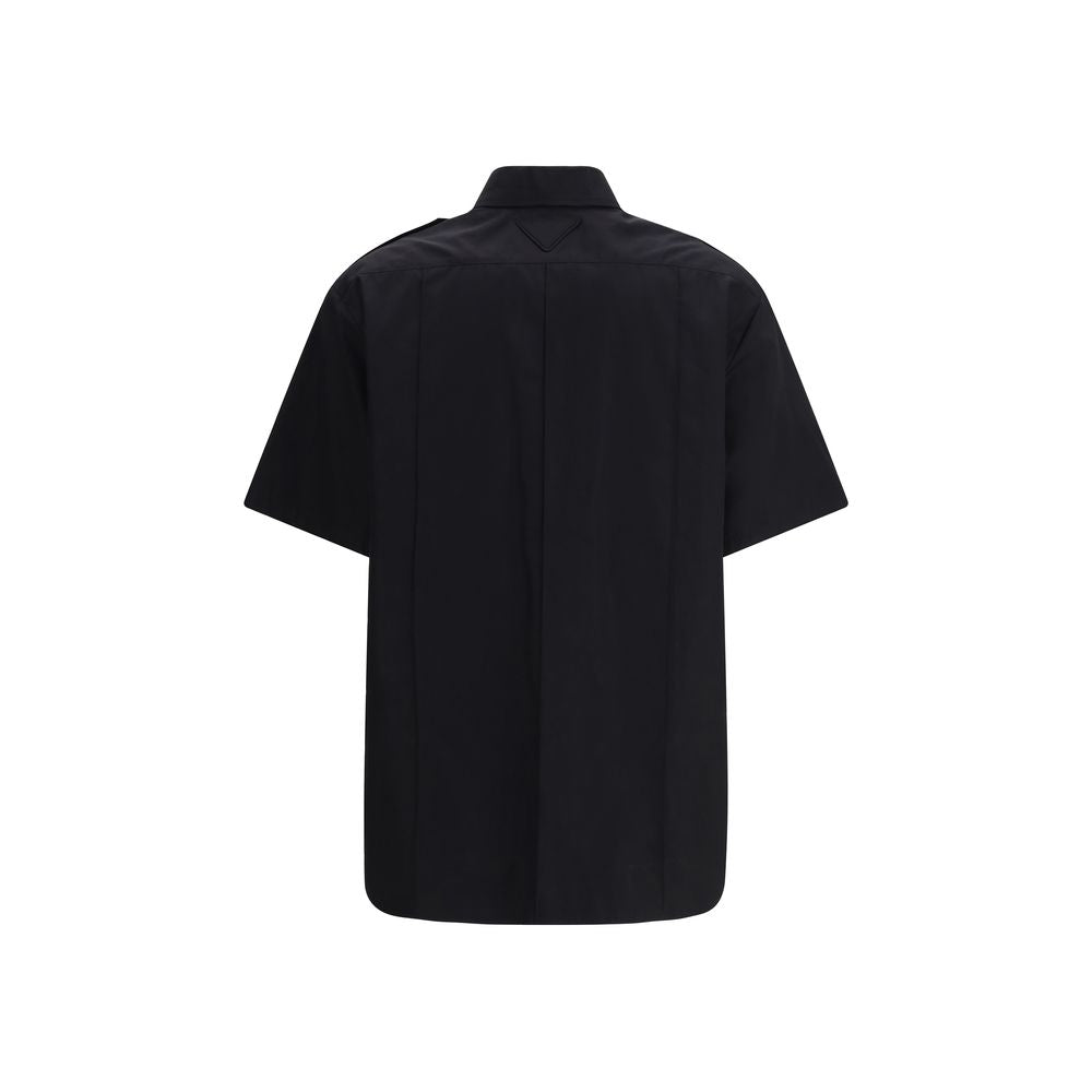 Prada Black Cotton Shortsleeve Shirt for Women