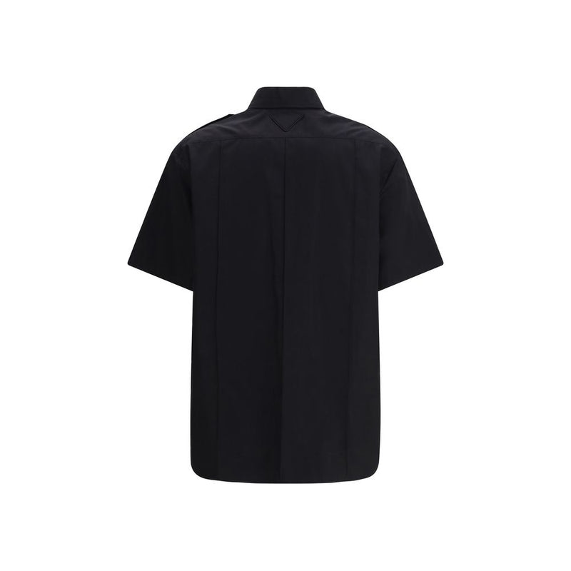 Prada Black Cotton Shortsleeve Shirt for Women