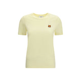 T-shirt bicolore en coton Maison Kitsuné