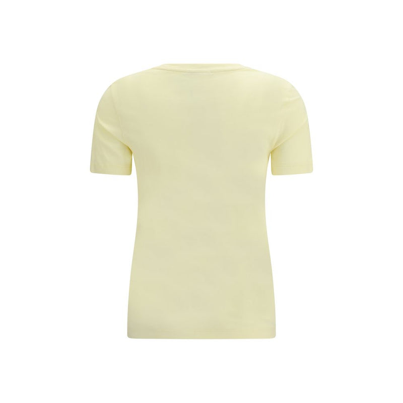 T-shirt bicolore en coton Maison Kitsuné