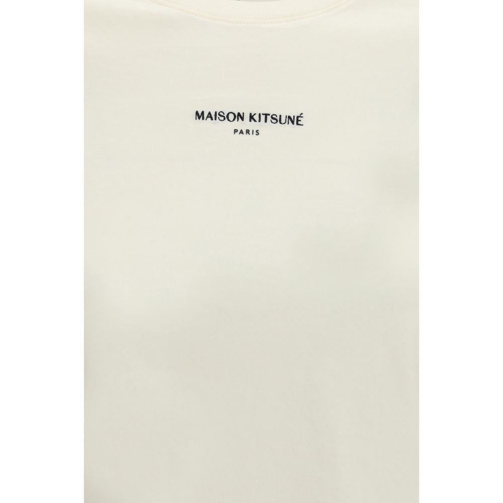 Maison Kitsuné Paris Baby T-Shirt - Beige Cotton