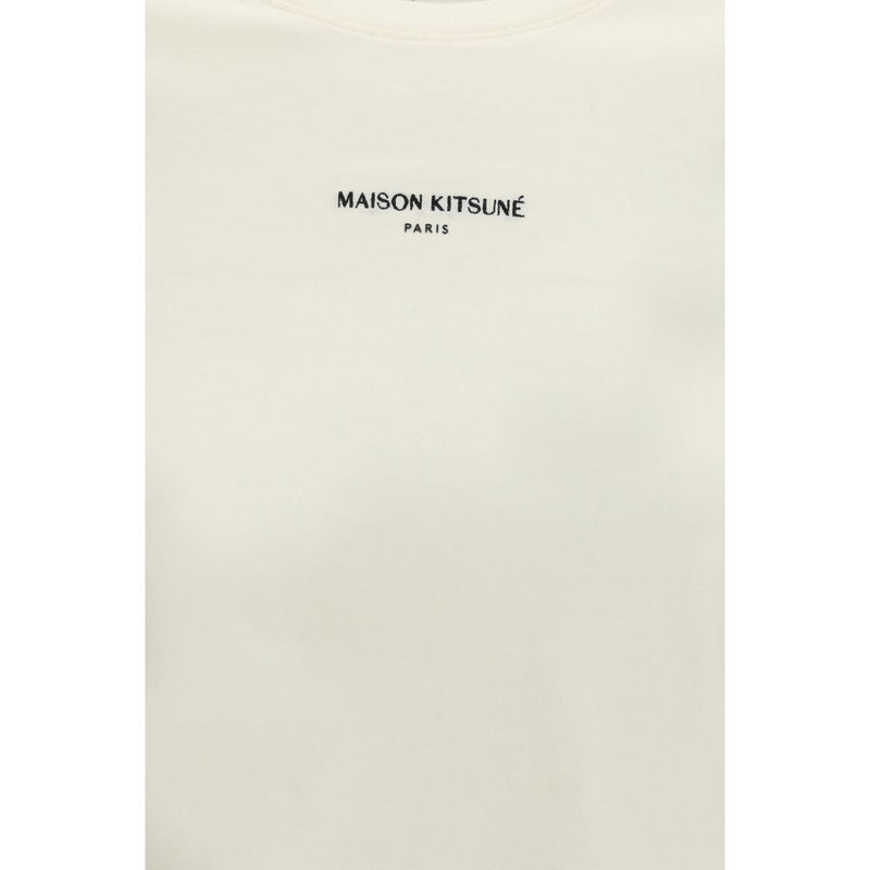 Maison Kitsuné Beige Cotton T-Shirt - Paris Baby