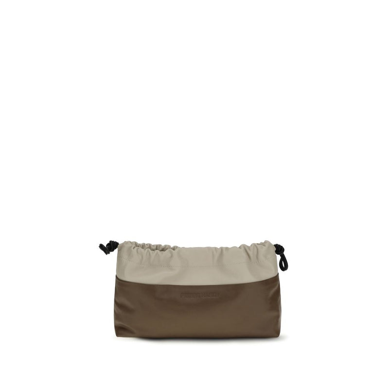 Pierre Hardy Brown Calf Leather Bos Taurus Shoulder Bag