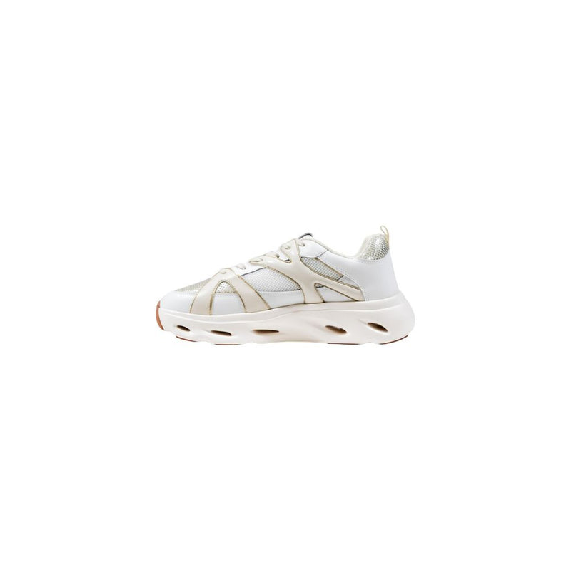 PINKO PINK 06 White Leather Athletic Sneakers for Women