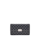Sac bandoulière Valentino Garavani en agneau noir Ovis Aries