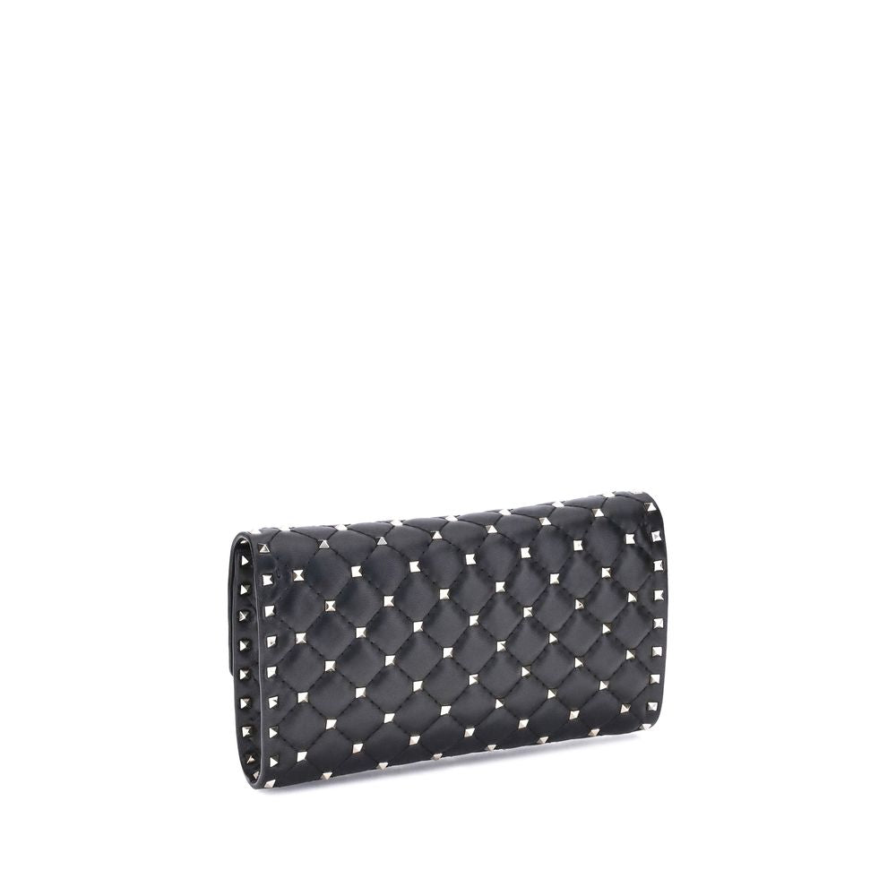 Sac bandoulière Valentino Garavani en agneau noir Ovis Aries