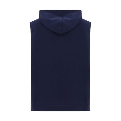 Brunello Cucinelli blauw katoenen sweatshirt
