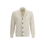 Brunello Cucinelli Beige Cotton Cardigan for Men
