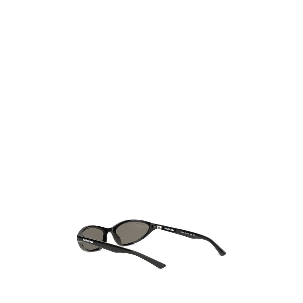 Lunettes de soleil Balenciaga noires en acétate