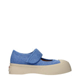 Marni Blue Fabric Low Top Sneakers for Women