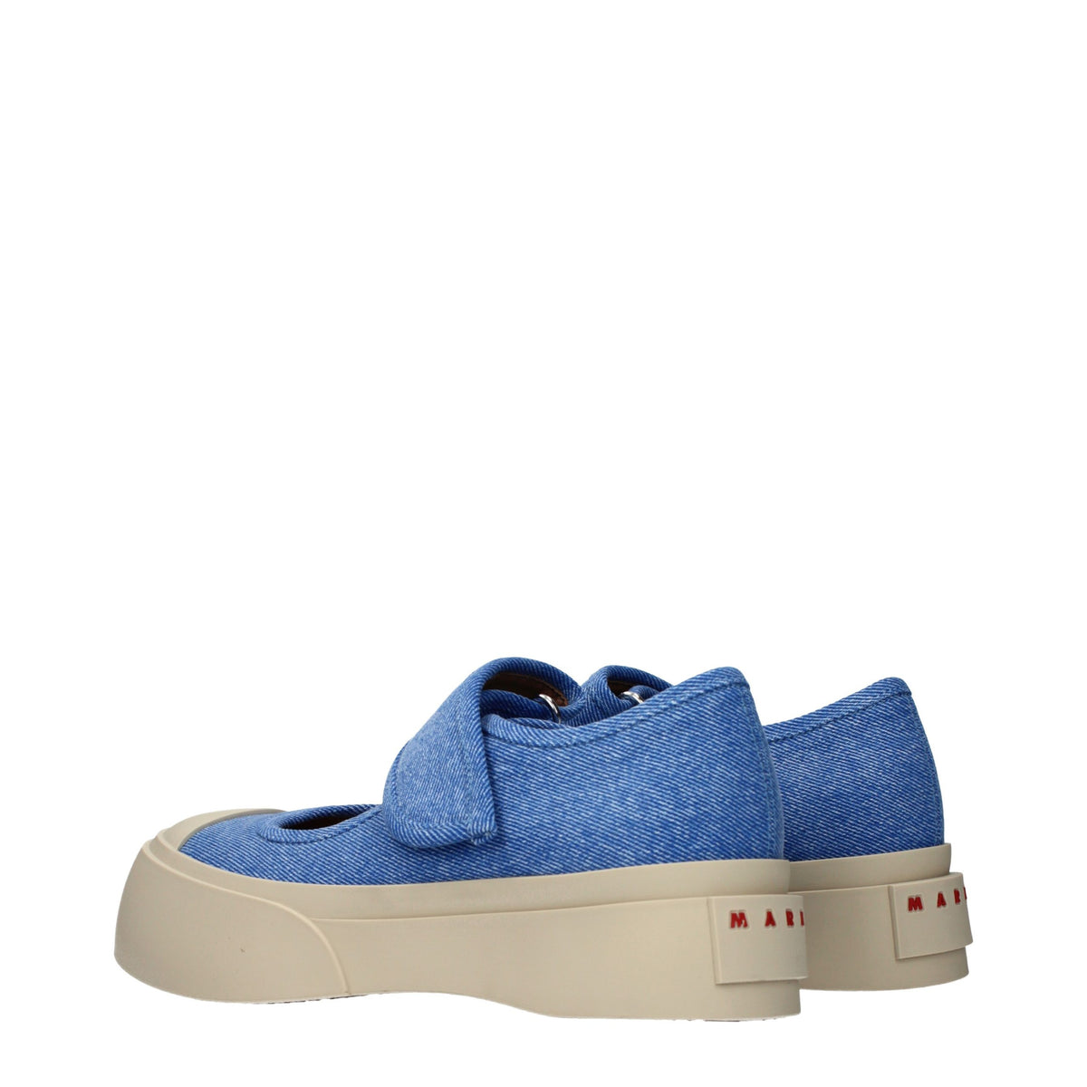 Marni Blue Fabric Low Top Sneakers for Women