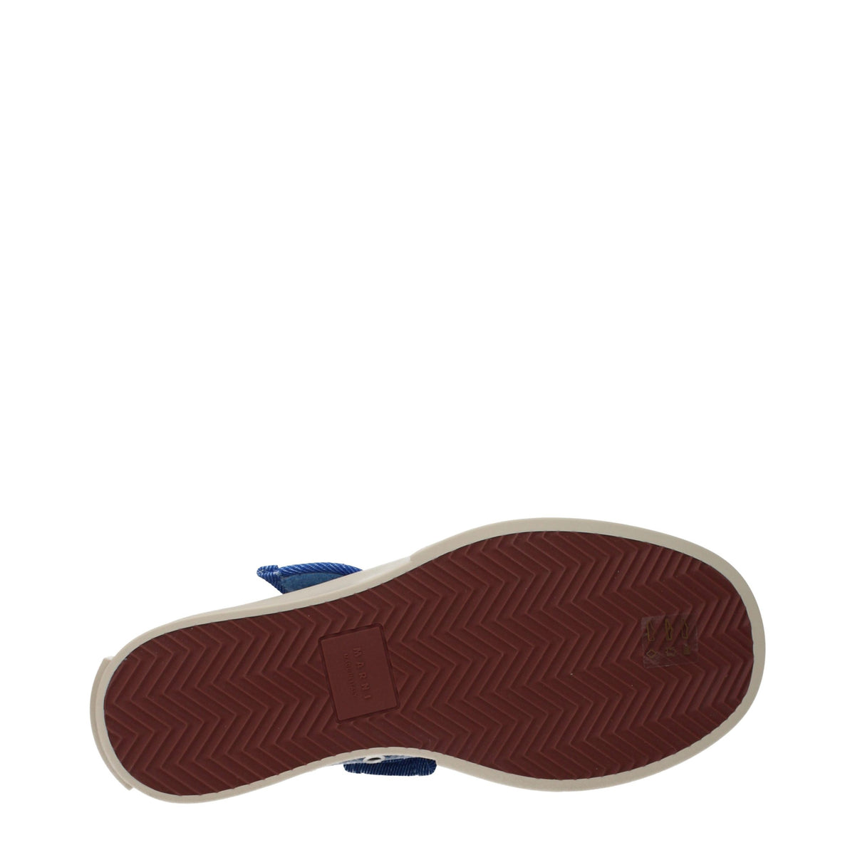 Marni Blue Fabric Low Top Sneakers for Women