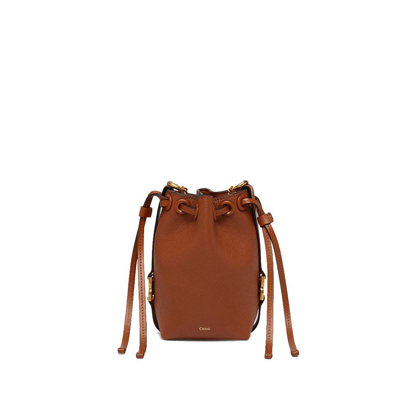 Chloé Brown Calfskin Bucket Bag
