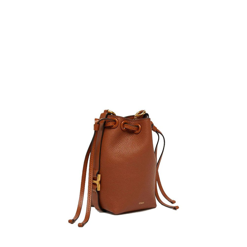 Chloé Brown Calfskin Bucket Bag